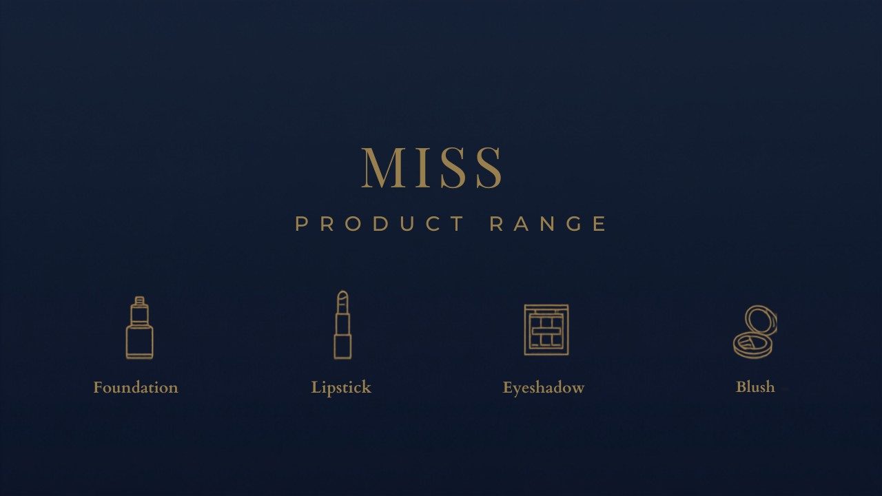 Miss Rose makeup product range foundation lipstick eyeshadow blush