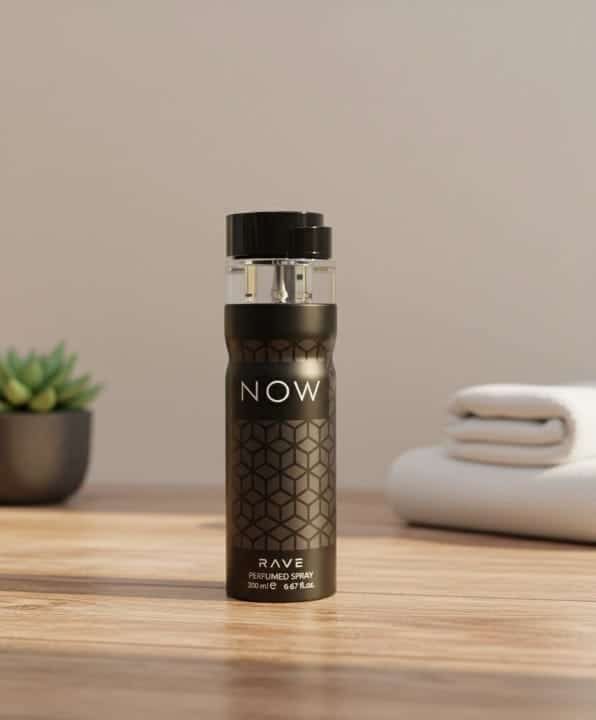 Now Body Spray for Men 200ml – Rave Now Perfumed Spray Long Lasting Fresh Fragrance Deodorant for Daily Use & All Day Confidence