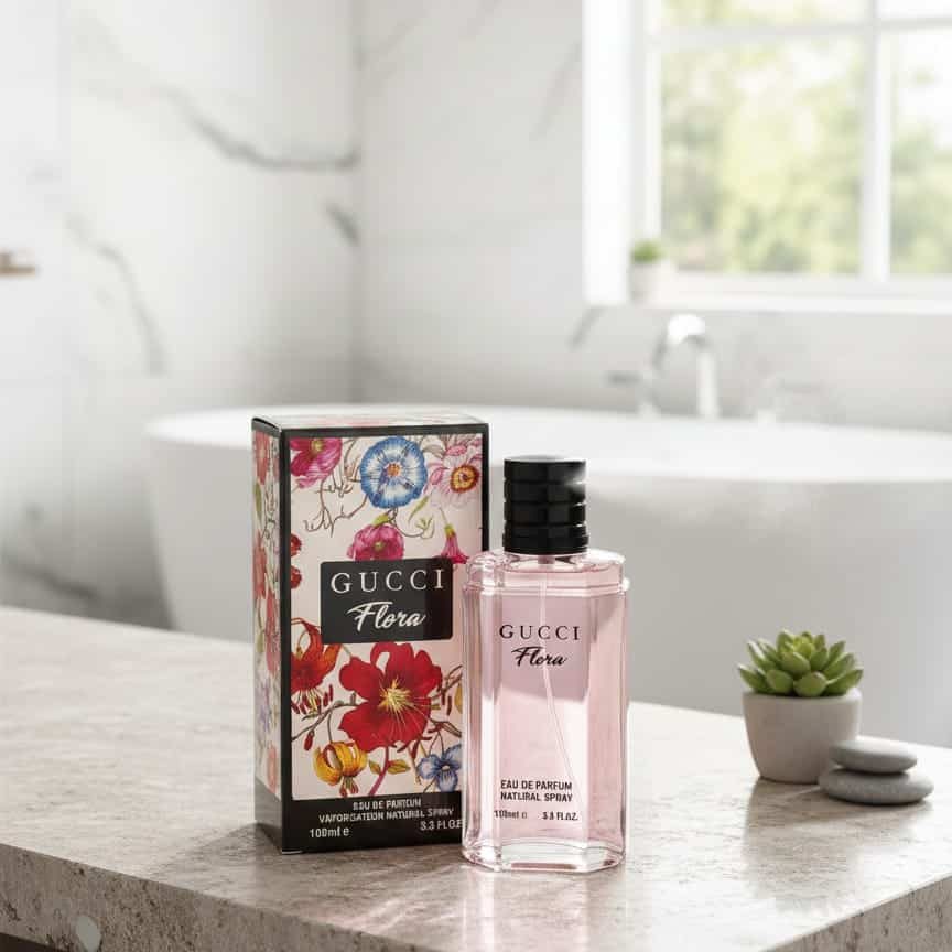 Gucci Flora Eau de Parfum 100ml for Women – Luxury Long Lasting Floral Perfume | Elegant Designer Ladies Fragrance