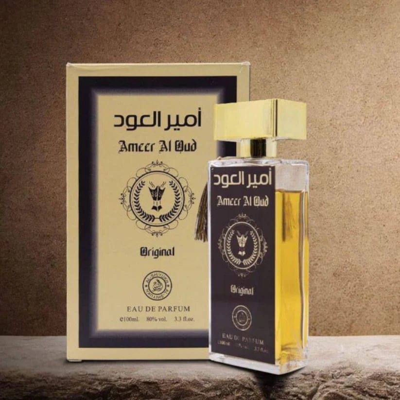 Ameer Al Oud Perfume 100ml – Long Lasting Arabian Eau De Parfum with Rich Woody Oud Fragrance