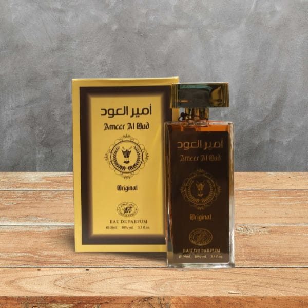 Ameer Al Oud Perfume 100ml – Long Lasting Arabian Eau De Parfum with Rich Woody Oud Fragrance