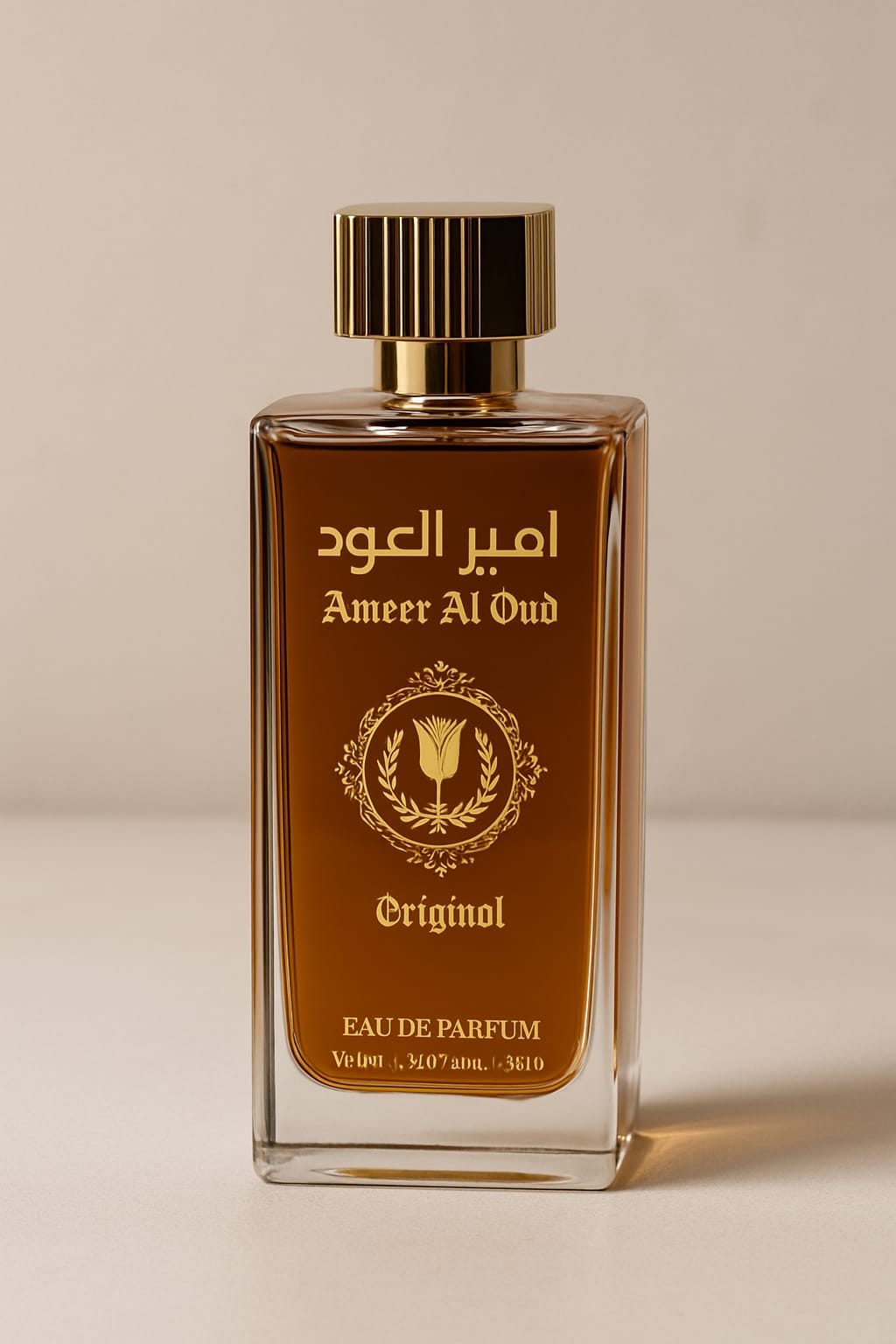 Ameer Al Oud Perfume 100ml – Long Lasting Arabian Eau De Parfum with Rich Woody Oud Fragrance