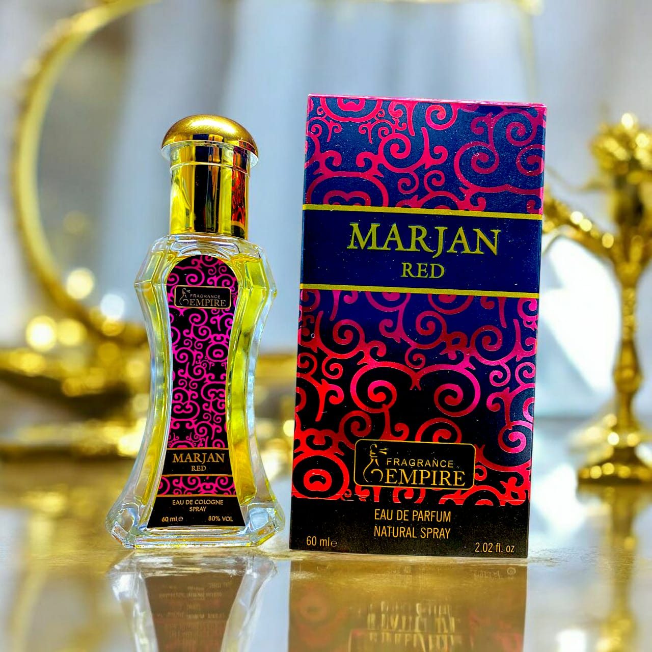 Marjan Red Perfume 60ml – Long Lasting Sweet Eau De Parfum for Men
