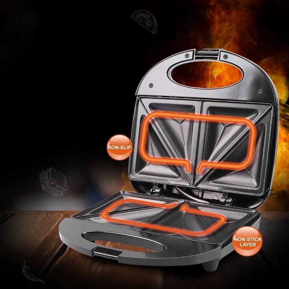 Sandwich Maker 700W Non-Stick Electric Sandwich Toaster Machine