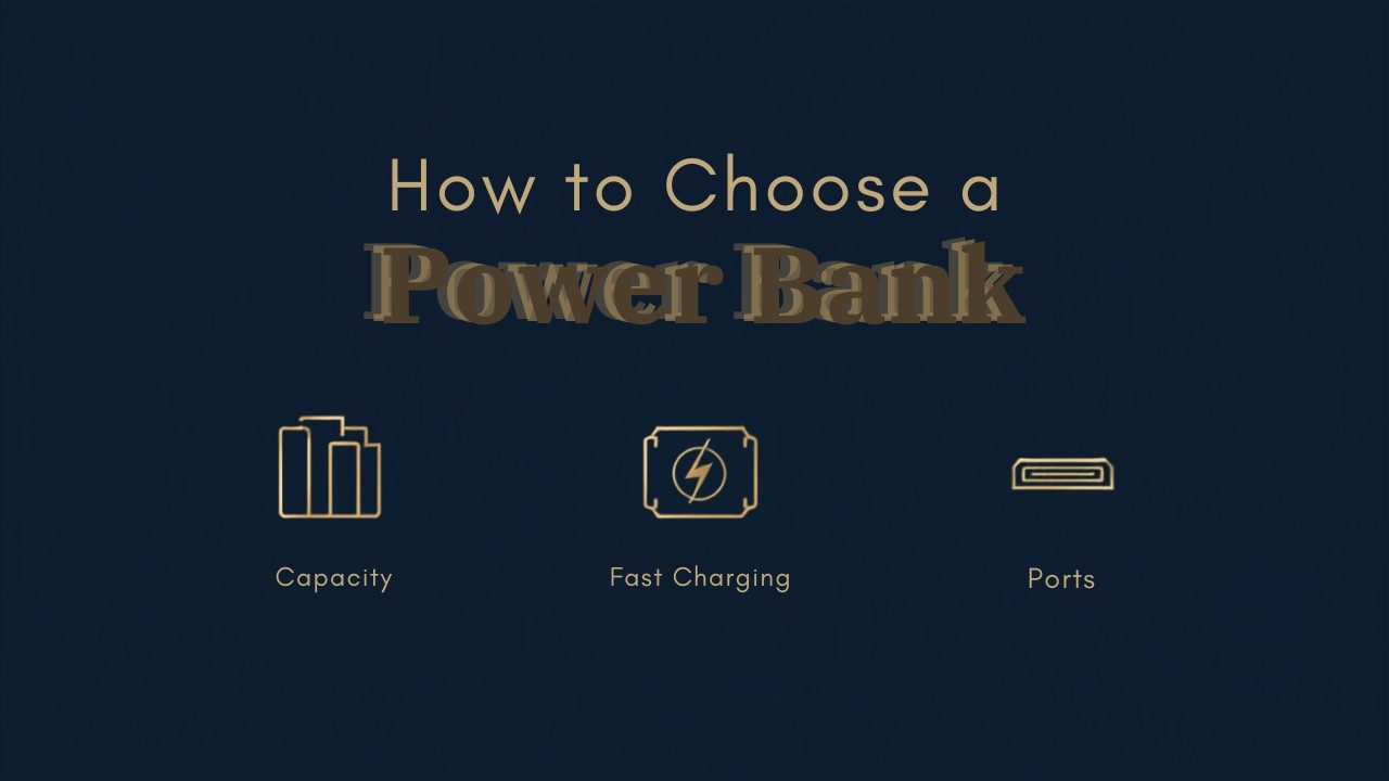 How to choose a power bank capacity fast charging ports