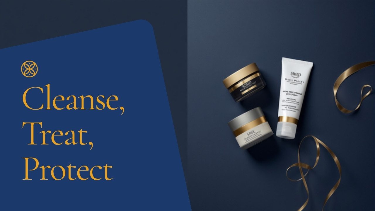 Vitamin C face wash skincare routine cleanse treat protect
